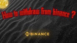 How to withdraw from Binance