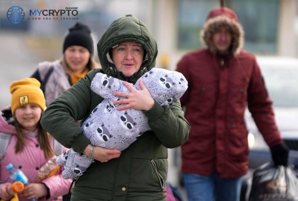 Ukrainian flees Russia's war