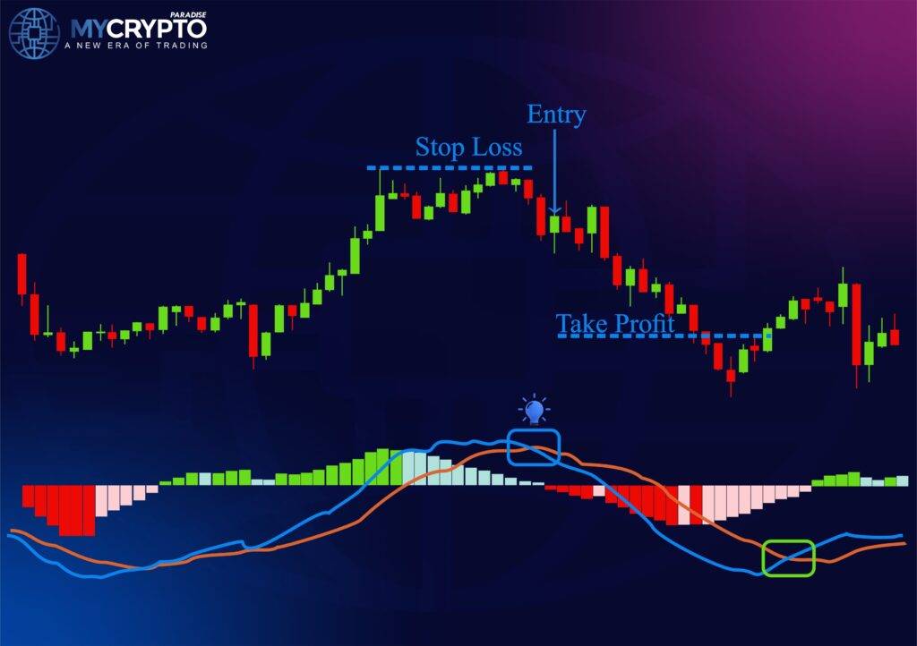 bearish divergence using MACD